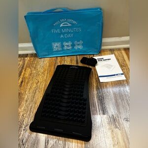 Neck & Back Stretcher Board, Three Level Back Streching Device W/ Carrying Case